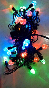 Lampu Hias Kamar & Natal Bentuk LOVE Warna Warni