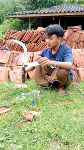 Arit rumput dan ranting² cap *5 bahan baja per murni ASLI MADURA