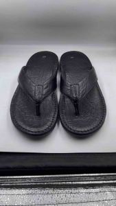 Dép kẹp nam da bò cao cấp THÀNH ĐẠT dép da có độ bền cao màu đen sản phẩm được bảo hành