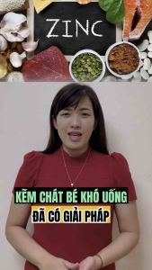 Siro kẽm hữu cơ cho bé Smartbibi ZinC giúp cải thiện biếng ăn và tăng đề kháng cho bé lọ 30ml