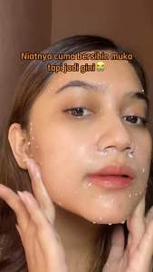 Exfoliating Gel Face Eksfoliasi Wajah Glute Whitening Cream GEMELAAN Lifusha