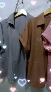 Atasan Wanita Oversize Terbaru 2023 LD 130 cm Bahan Crepe