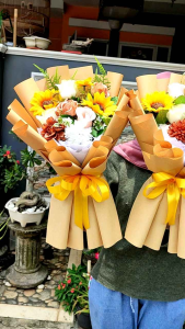 Buket Bunga Anniversary Hari Guru Wisuda Hari Ibu Graduation Ultah