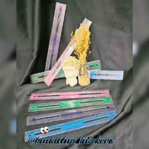 PENGGARIS BENING 30CM / PENGGARIS TRANSPARAN ATM PANJANG / PENGGARIS MIKA / PENGGARIS PLASTIK LUBANG / TRANSPARENT RULER / ATM7370