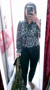 Blouse Fashion Macan / Atasan Kemeja Leopard Best Seller