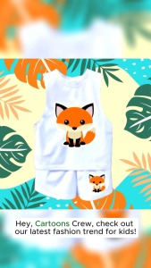 Trendy CUTE Muscle tee Terno for kids Cute muscle tee short prints sublimation|Kids tops & short