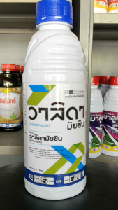 วาลิดามัยซิน ใช้ป้องกันโรคกาบใบแห้งปริมาณสุทธิ 1000 มิลลิลิตร