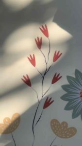 Stiker Kulkas 1 Pintu dan Sticker Kulkas 2 Pintu Bunga Minimalis