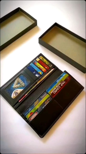 Dompet Kulit Sapi Asli Panjang Kartu Polos Lipat Azelia Shop