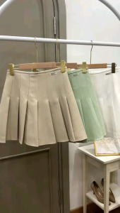 ●ECLAIRE● 043 Rok Skirt Mini Lipat Kasual Polos Korea Basic Modis Mode Trendy Import Premium 81936