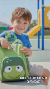 Ba lô trẻ em hình con Rùa túi hộp NAVICOM