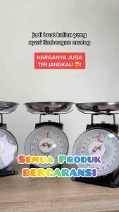 Timbangan Dapur Buah Sayur Daging Digital Analog Manual 10kg GSF