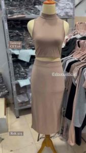 ROK FASHION (ROK 303) SLIT DEPAN ROK KERJA SPAN PANJANG WANITA ROK KOREA SLIT 7/8 MAKSI ROK OFFICE SLIT (EL.ROK 303 MAXI 7/8) BAHAN KNIT KANTOR ROK SLIT PANJANG ROK SPAN KANTORAN MAKSI MAXI H LINE