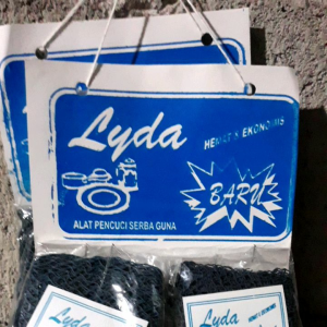 grosir 12pcs - Sabut jaring Alat Pencuci Piring merk lyda bin hasan