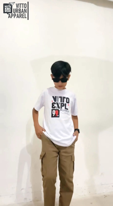 Setelan Baju Anak Laki Laki Remaja Vitto Apparel Oneset Teenager