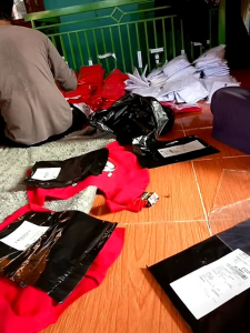 KAOS anak atasan lengan panjang Agustusan