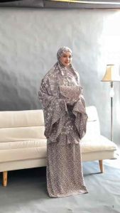 Mukena Rayon Premium Ukuran Super Jumbo Dewasa Maira Motif Terbaru