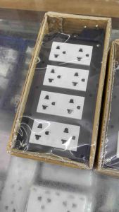 SOKAWA บ็อกซ์ยางพร้อมปลั๊ก บ้านบ็อกซ์ยางสำเร็จรูป แถมปลั๊กตัวผู้ขากลม ไม่รวมสายไฟ ปลั๊กกราวด์สำเร็จ บล็อคยางพร้อมปลั๊กกราวด์ มอก 166-2549 สีส320 S318