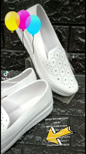 sepatu flat balet karet wanita ATT