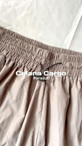 Celana Cargo Parasut Wanita – Casual Loose Fit | Celana Kargo Taktikal Outdoor Ringan Waterproof Trend 2026 Celana Olahraga Sport