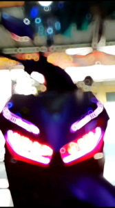 LAMPU ALIS Atas Bawah DRL VARIO LED V3 BONUS DEVIL EYES NEW LAMPU LED DEPAN SENJA