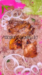 Paket lengkap 1kg nasi kebuli + bumbu FREE kismismargarinrempah”daunkaribawang goreng