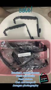 L Bracket Holder Mount Untuk Gimbal Stabilizer Kamera atau Handphone