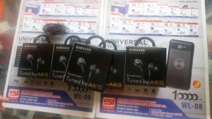 Headset earphone handfree samsung oppo vivo xiaomi redmi merk AKG S8 plus 3.5mm