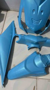 Cover body full halus honda beat karbu tahun 2008-2012 biru muda lembayung hijau