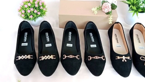 ADIVA A-009 Flat Shoes Wanita Terbaru NEW PRODUK: Variasi Terbaru Modern Terlaris Termurah Sepatu Balet Slip On & Mules Sepatu Kerja Dewasa Sepatu Kerja