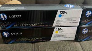 HP 130A Black Cyan Magenta Yellow Original LaserJet Toner Cartridge BCYM CF350A