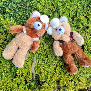 Ransel Boneka Beruang Topi Bulu Lembut Ransel Boneka Terlaris