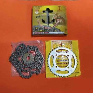 H-1192.201Y100mate100RXZชุดโซ สเตอร์หน้า และหลัง (ตราสมอ)เมทนางพญา mate100  mateนางพญาRXZno.428*100F14R36