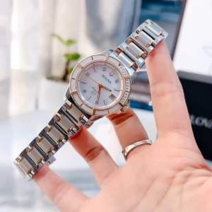 ĐỒNG HỒ NỮ CHÍNH HÃNG Bulova 98P187 Marine Quartz Demi Rose Stainless Steel Diamonds For Women