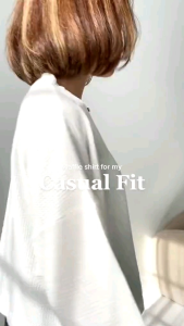 Kaos Atasan Crop Waffle Kerah V-Neck Lengan Balon Premium