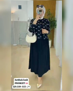 setrok wanita kaos knit rajut terbaru