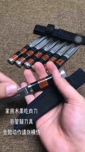 Dao gọt trái cây hiệu columbia có bao đựng sắc bén không rỉ dễ sử dụng tiện lợi