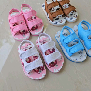 Sepatu Sandal Anak Baby Sandal Selop Anak Laki Laki Anak Perempuan Motif Karakter Lucu