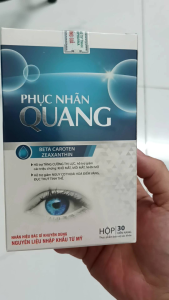 PHỤC NHÃN QUANG- Hỗ trợ tăng cường thị lực chống lão hóa mắt  [Hàng chính hãng]