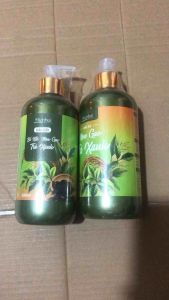 Combo Dầu Gội & Dầu Xả Bồ Kết Men Gạo Trà Xanh Hiền Bùi 500ml Tặng Ủ Dưỡng Tóc Collagen