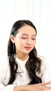 Amefurashi Anting Klip C Shape Tanpa Tindik Long Tassel Ear Cuff Silver Korean Style - 1 anting bukan sepasang