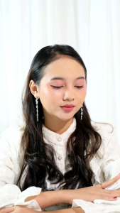 Amefurashi Anting Chrysalis Silver Drop Earrings Untuk Hangout ( isi 1 anting bukan sepasang)