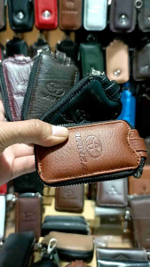 Gantungan Kunci Mobil Toyota Avanza Kulit Asli & Dompet Remote Keyless STNK