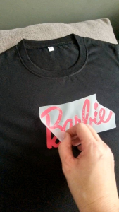 MOCHIShop Kaos Atasan Anak Motif Tulisan Barbie