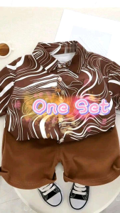 Setelan Baju Anak Laki-Laki (KEMEJA VANILA) Untuk Anak Usia 6 Bulan sampai 4 Tahun bisa COD