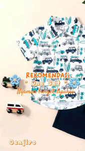 Setelan Baju Anak Laki-Laki ( MINI BUS ) Untuk Anak Usia 6 Bulan sampai 4 Tahun bisa COD