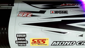 Stiker Striping Scorpio Steko Motif