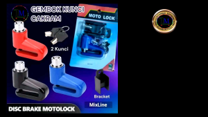 Gembok Kunci Cakram Motor Universal