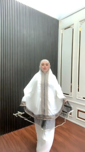Mukenah Katun KD Renda Tile Bintang Mewah Murah Terlaris Viral