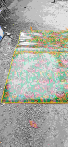 tikar spon plastik bermotip ukuran jumbo berkualitas awet jangka panjang